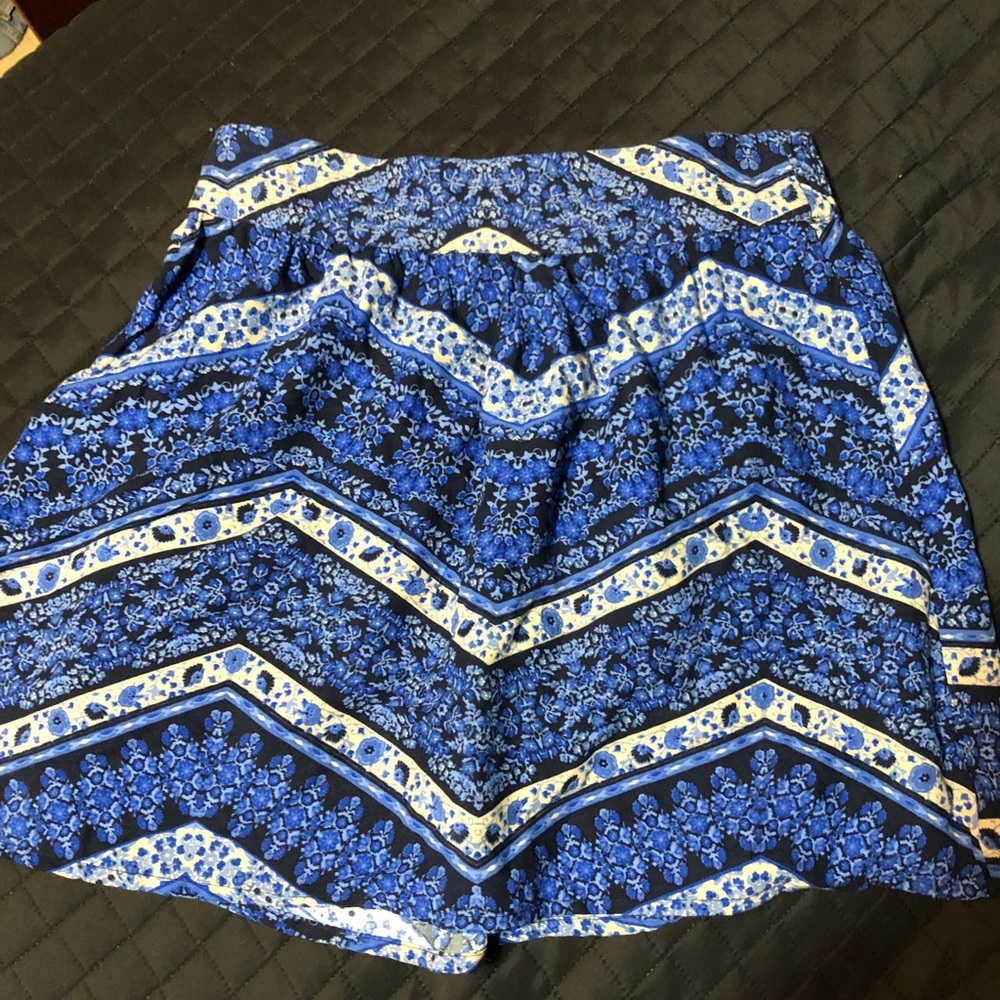 floral forever 21 skirt